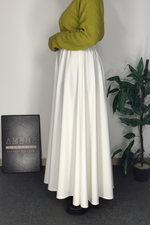 White Skirt Side View