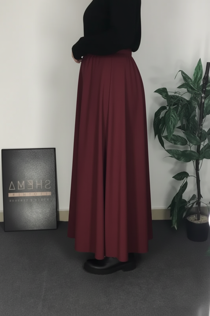 Wine Skirt #7d293d