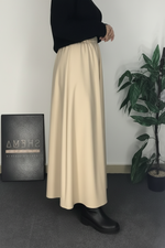 Beige Cloche Skirt