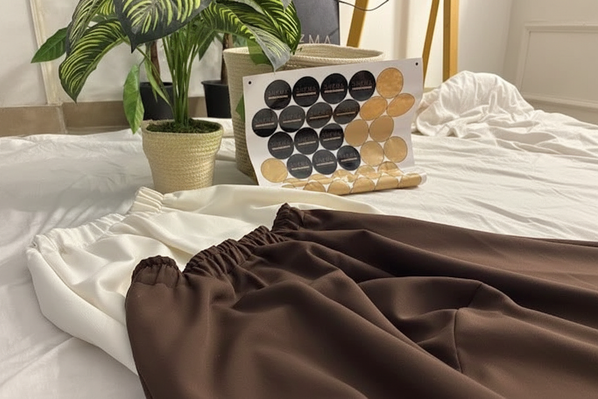 Brown Cloche Skirt