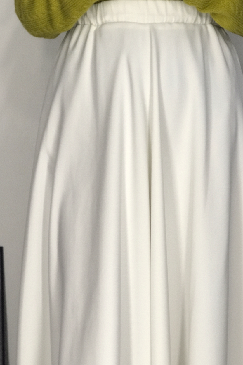 White Skirt Close Up
